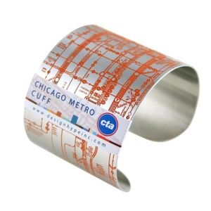 COPY - CHICAGO! Cuff Bracelet w/map of Chicago PM…